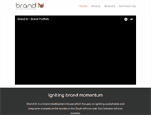 Tablet Screenshot of brand-identity.co.za